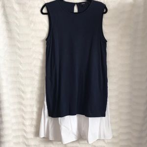 Sporty Theory navy sleeveless dress
